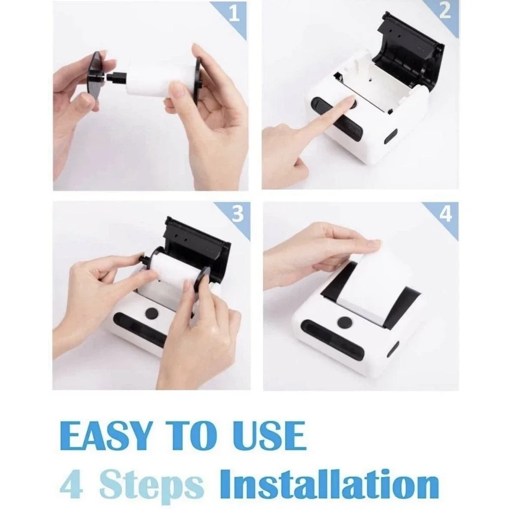 Phomemo M200 Thermal Printer Bluetooth POS Receipt Label Maker for Android & iOS